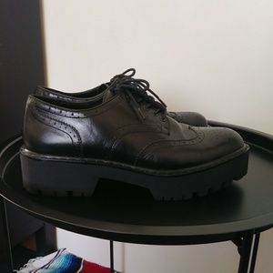 Zara platform brogues/oxfords